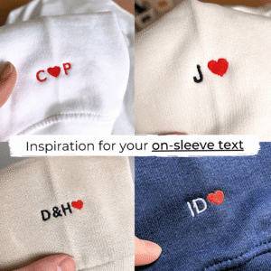 Custom Roman Numeral Embroidered Hoodie - Image 4