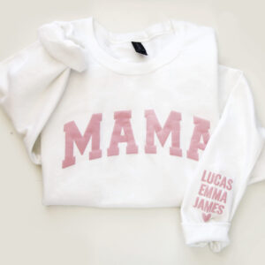 Mama Keepsake Sweatshirt with Puff Lettering