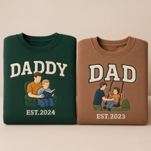 Embroidered Dad Sweatshirt - Image 3