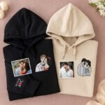 Custom Couple Portrait Hoodie – Embroidered & Personal